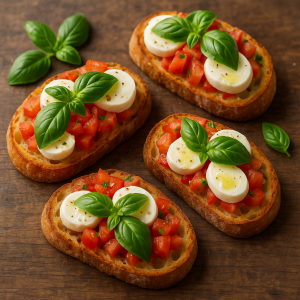 Bruschetta Caprese: Um Clássico Italiano Reinventado